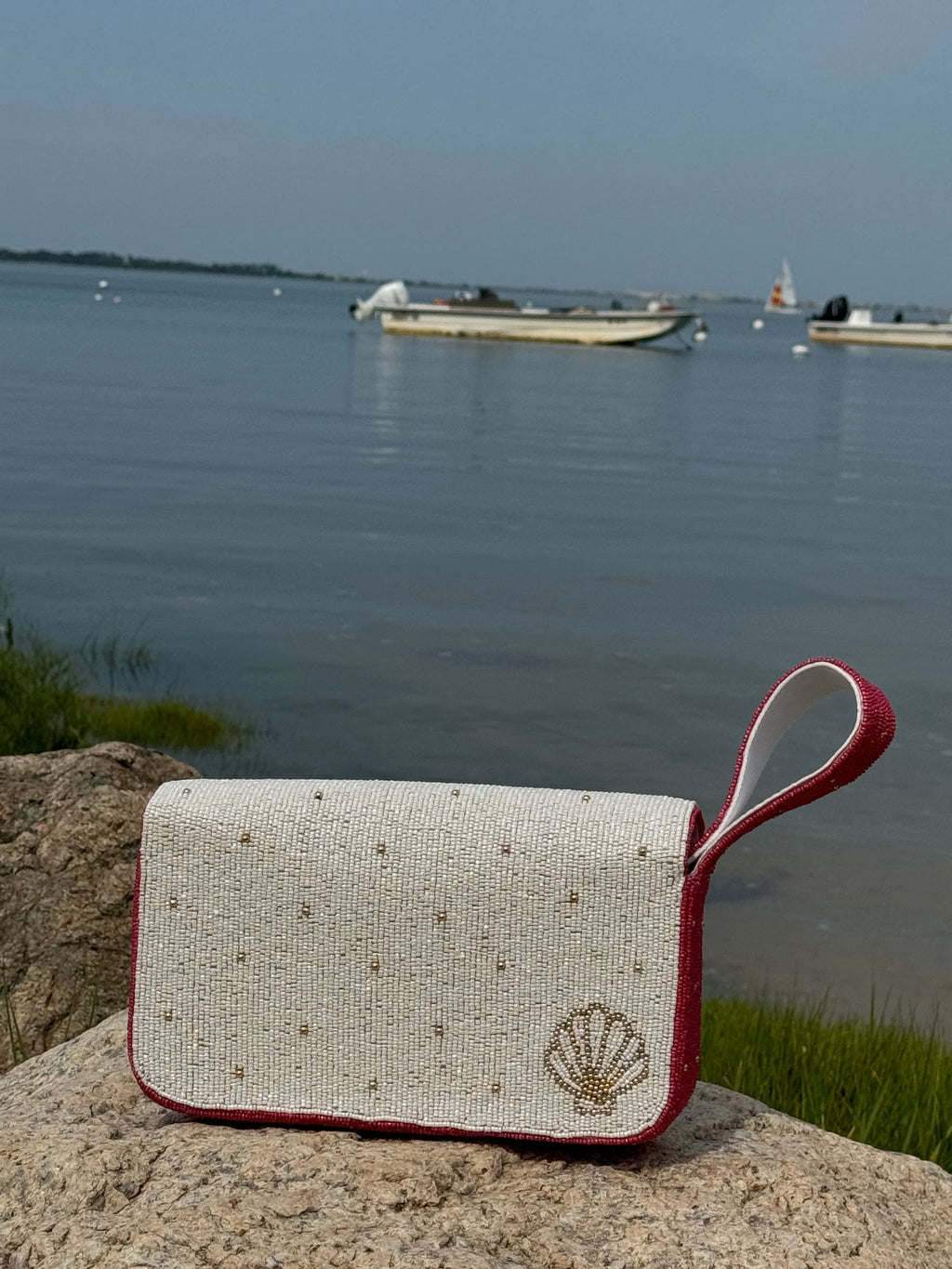 Red Lobster Beaded Bag