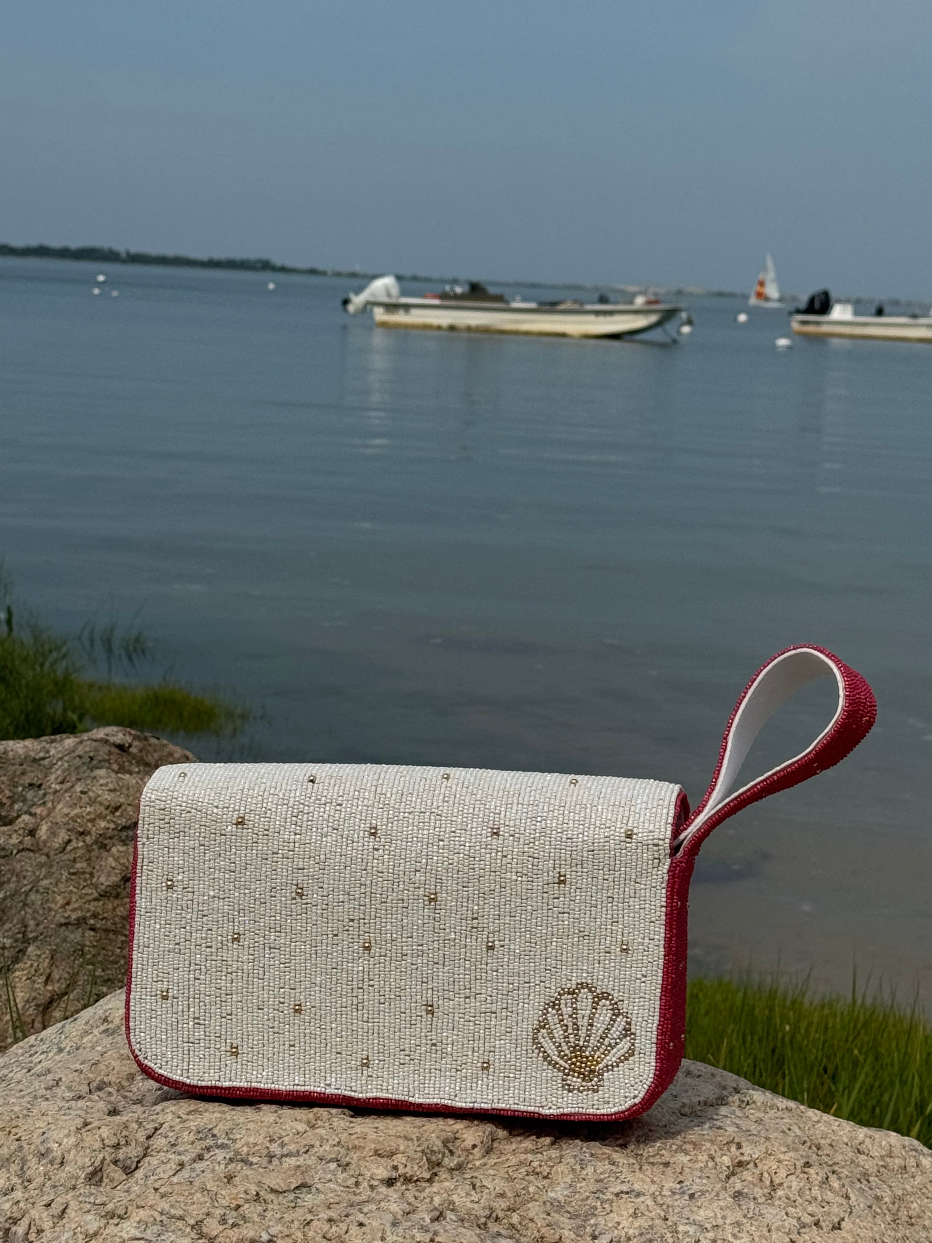Red Lobster Beaded Bag