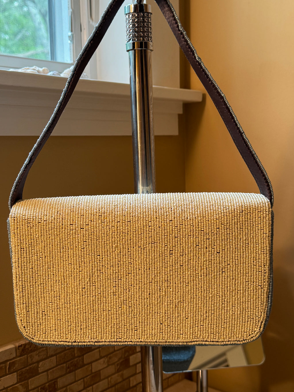 Blue Bathing Suit Bag | Handmade Beaded Bag