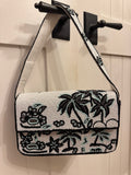 Handmade Beaded Bag - Palms | Artisan Statement Piece