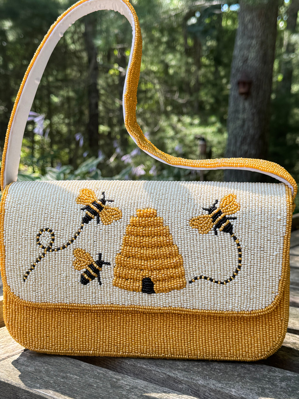 Honey Bee Bag | Handmade Beaded Bag