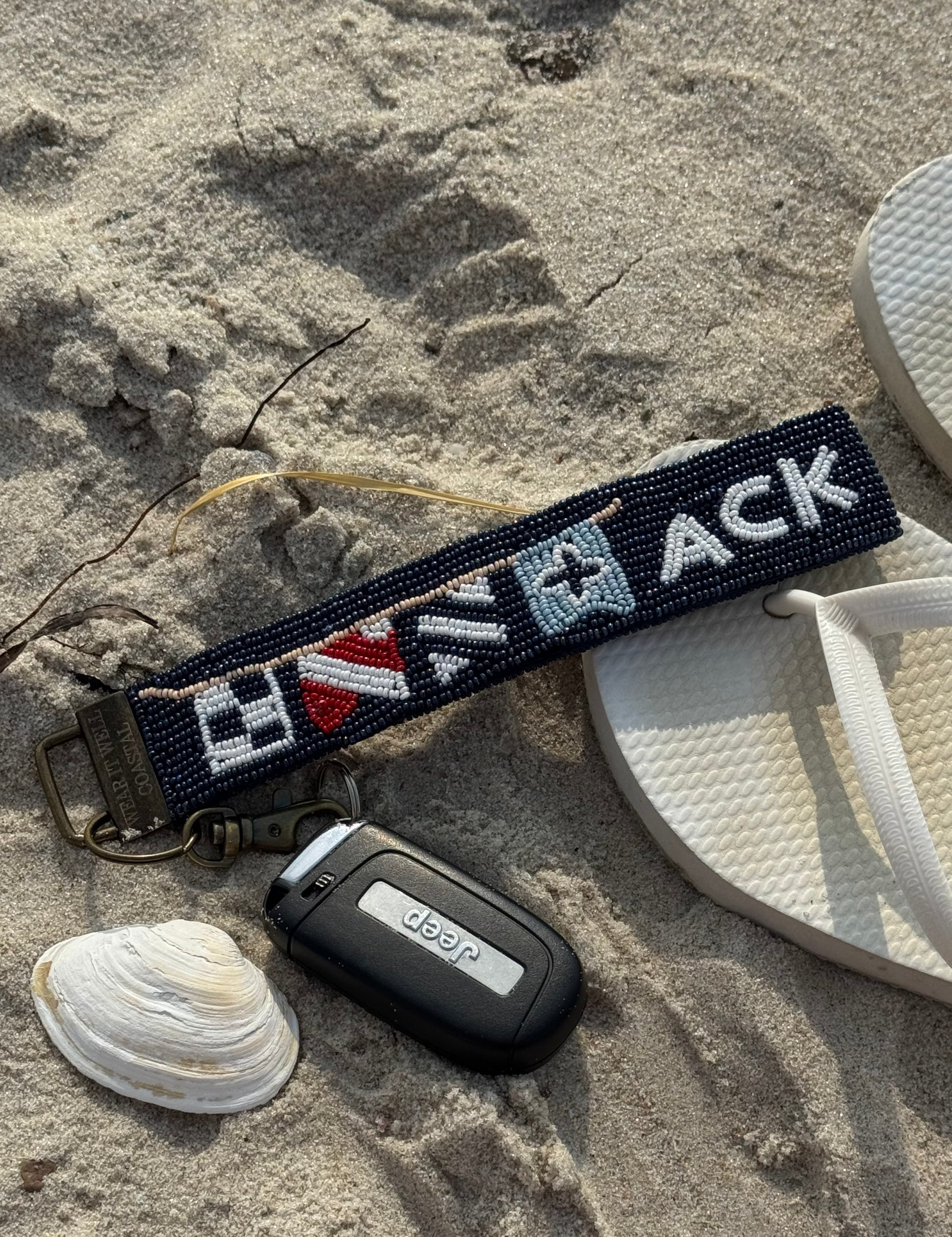 ACK Beaded Keychain Wristlet