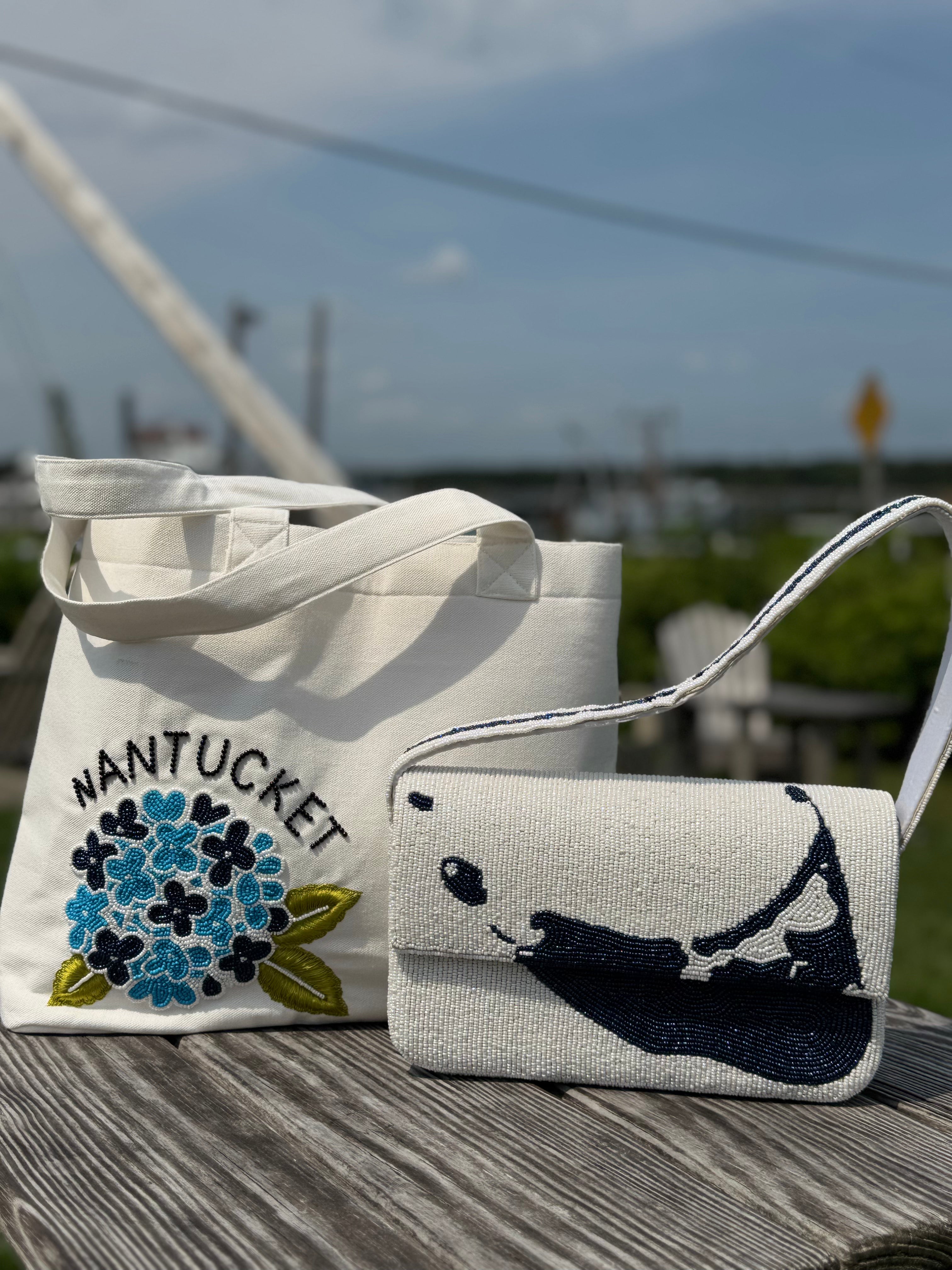 Nantucket Hydrangea Tote Bag