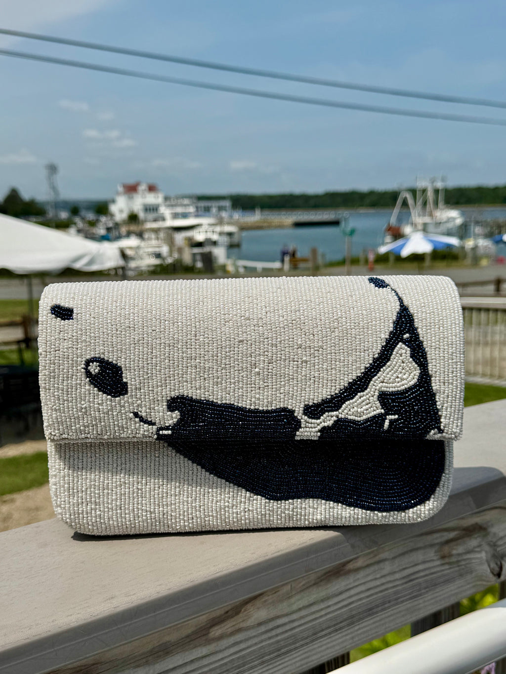 Nantucket Beaded Shoulder Bag